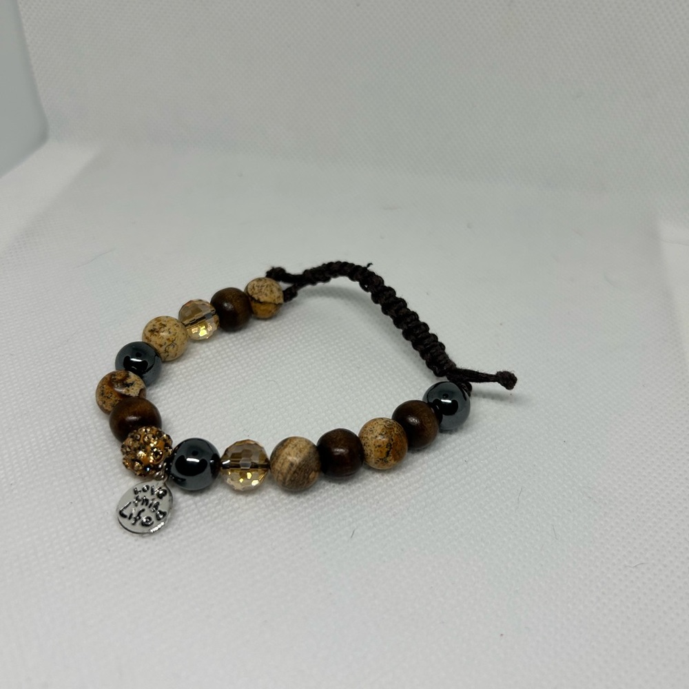 Beaded Bracelet with‎ Charm